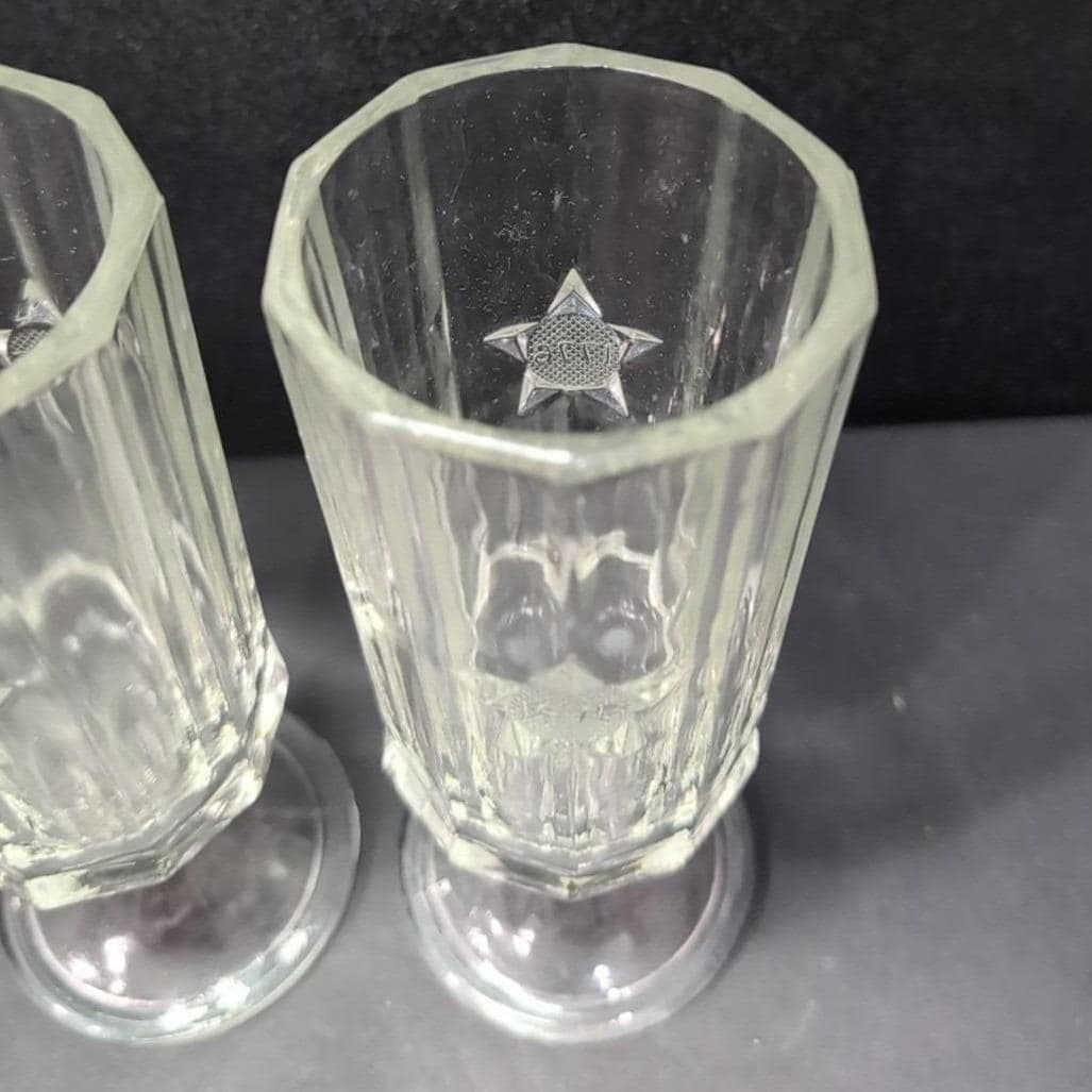 Anchor Hocking Liberty Pilsner Glasses, Set of 2, 1776 Bicentennial Etched Star - Thumbnail 6