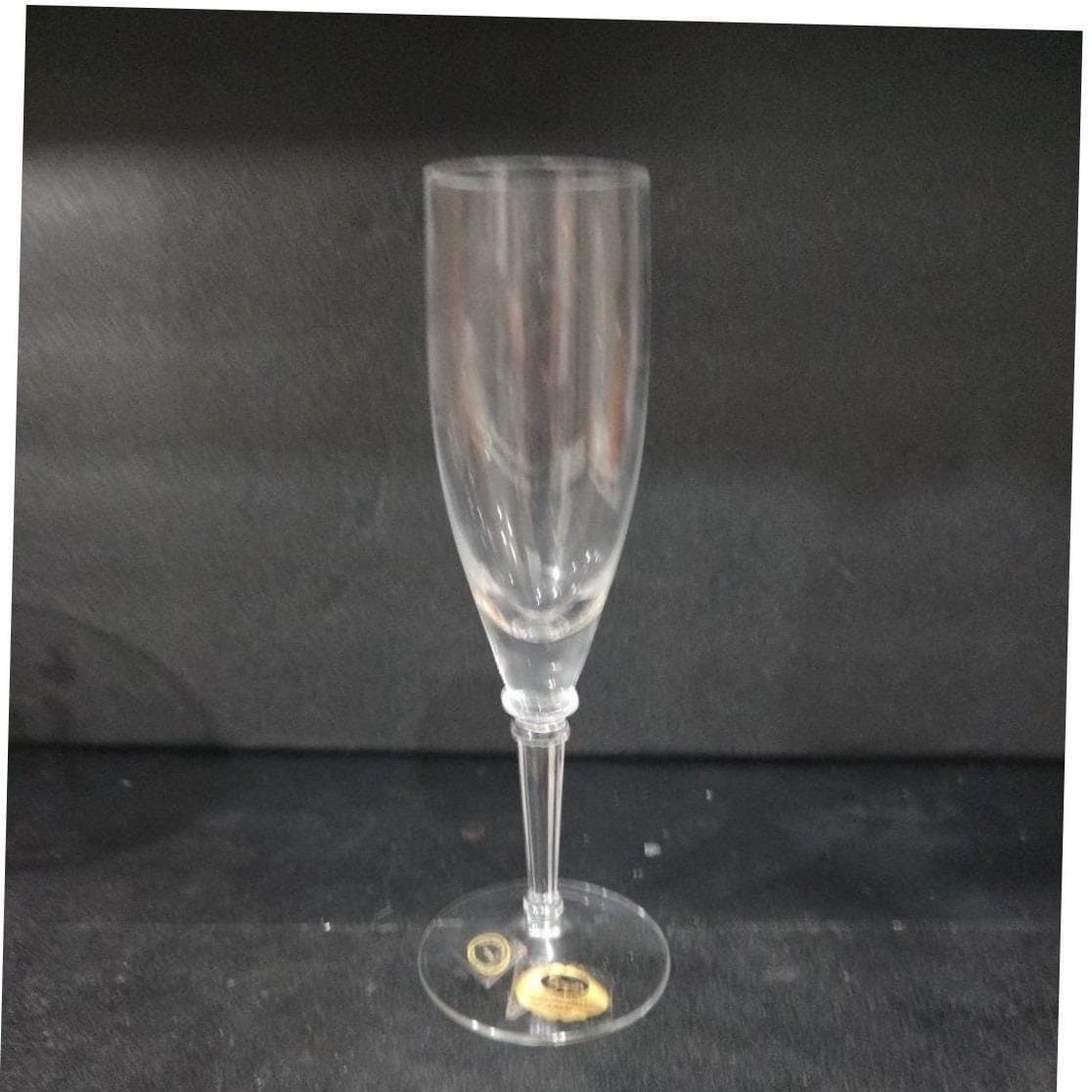 Simpsons Hungarian Champagne Flute, Hand Cut 24% Lead Crystal Toasting Glass - Thumbnail 8