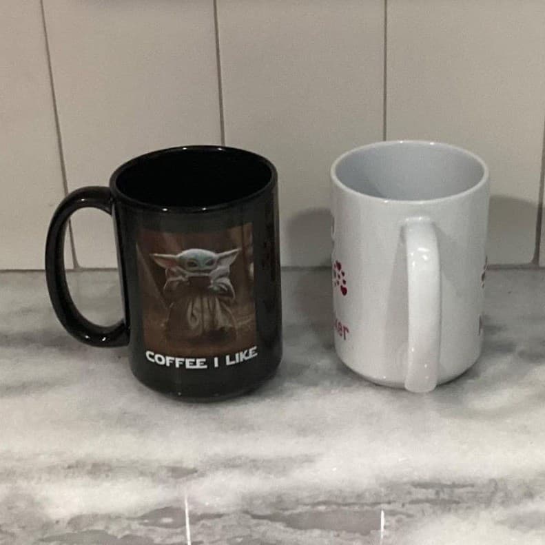 Star Wars Baby Yoda "Coffee I Like" & "Not Today" Coffee Cups, Set of 2 - Thumbnail 6