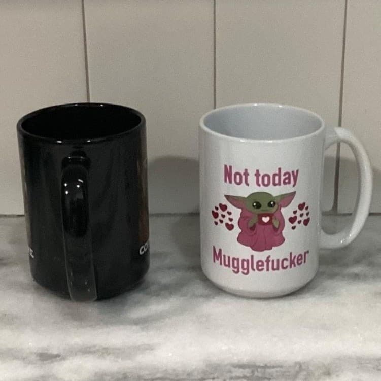 Star Wars Baby Yoda "Coffee I Like" & "Not Today" Coffee Cups, Set of 2 - Thumbnail 3