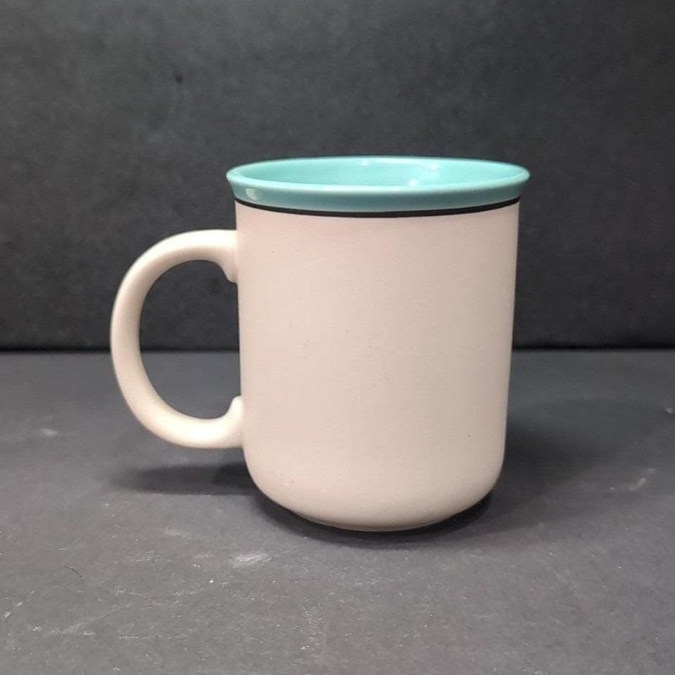 Chesapeake Bay Bridge-Tunnel Mug, Vintage Stoneware, Pastel Souvenir Coffee Cup - Thumbnail 9