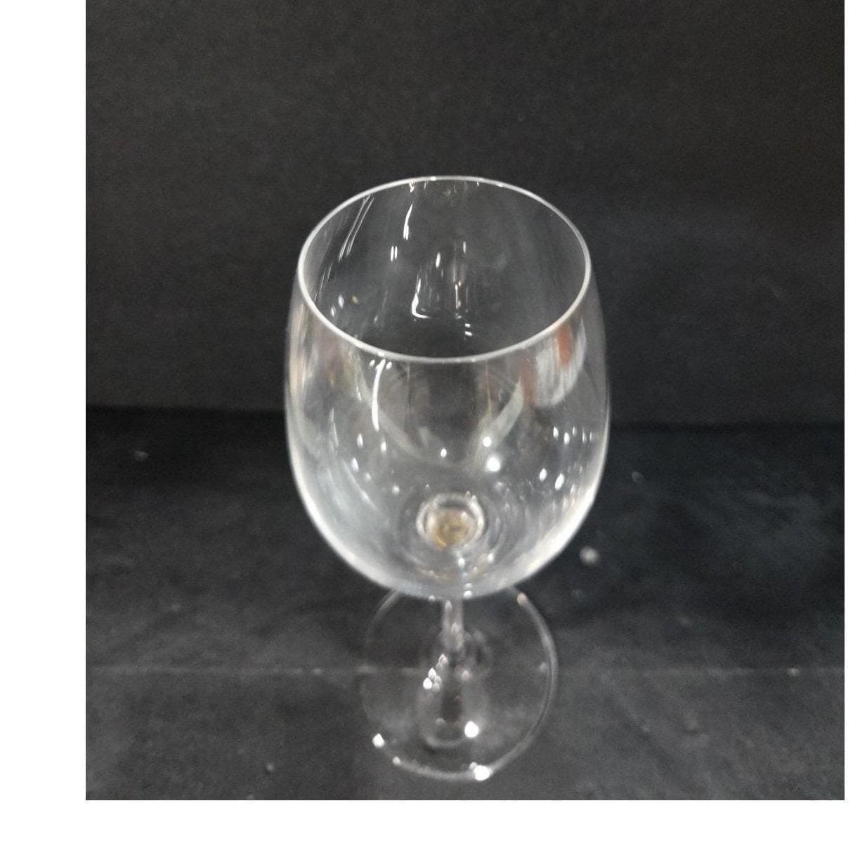Mikasa Crystal Chablis Style Goblet, Amber Grape Design Stem, Vintage Stemware - Thumbnail 6