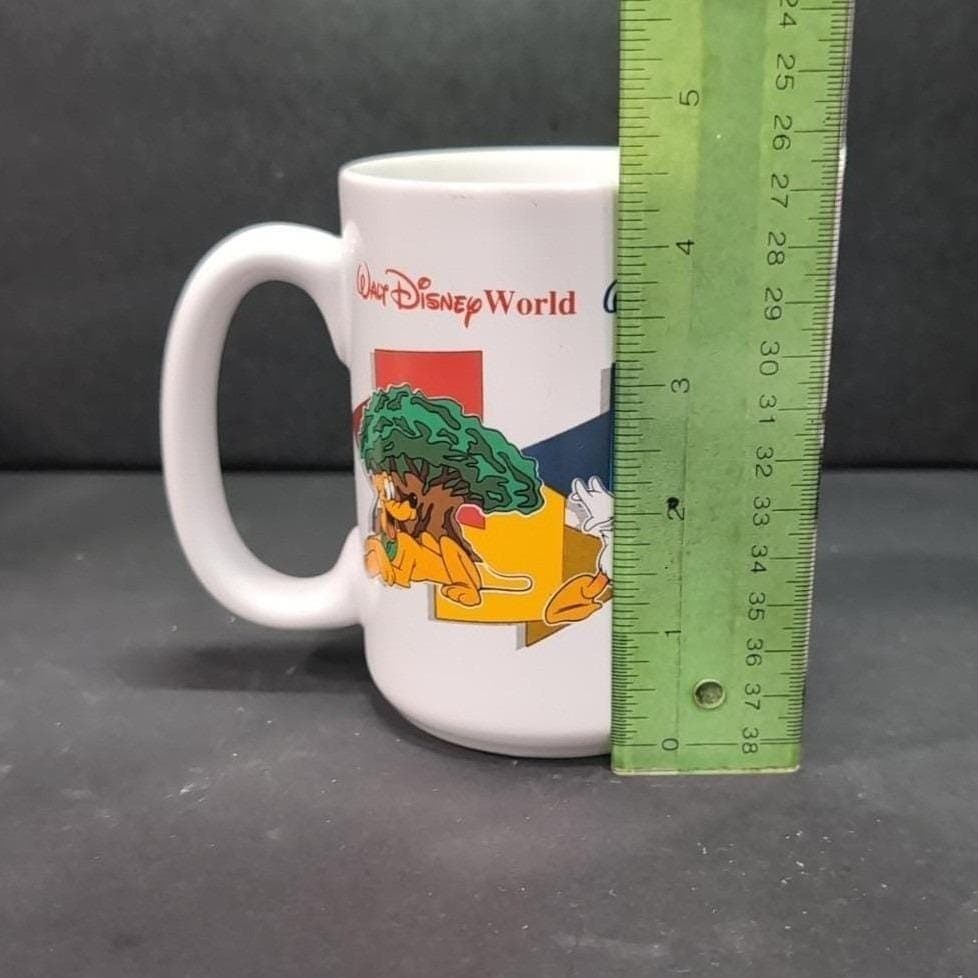 Walt Disney Four Parks One World Coffee Cup, Mickey & Friends Mug, Goofy Donald - Thumbnail 2