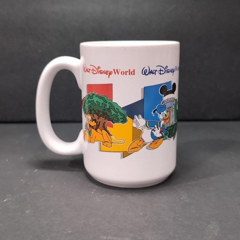 Walt Disney Four Parks One World Coffee Cup, Mickey & Friends Mug, Goofy Donald - Thumbnail 7