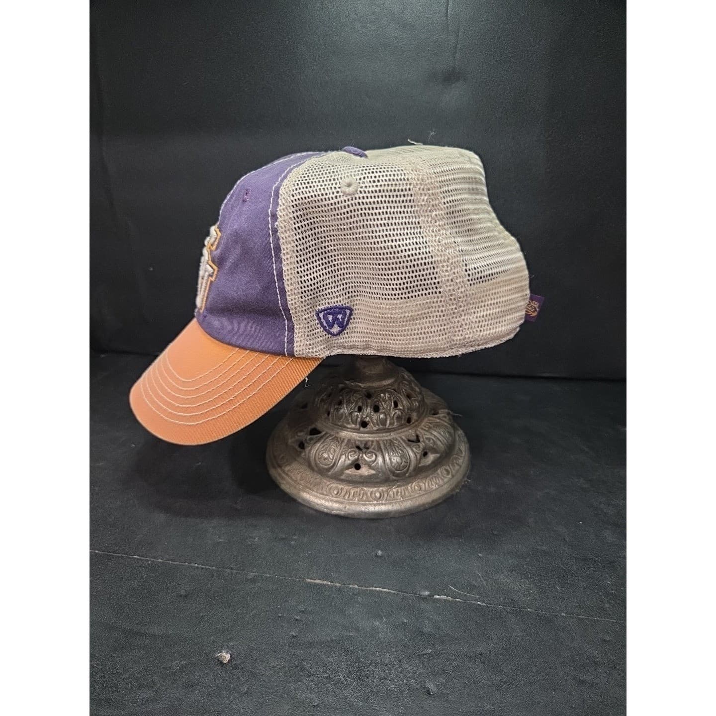 LSU Tigers Top of the World Trucker Hat, Purple Orange Mesh Snapback NCAA Cap - Thumbnail 4