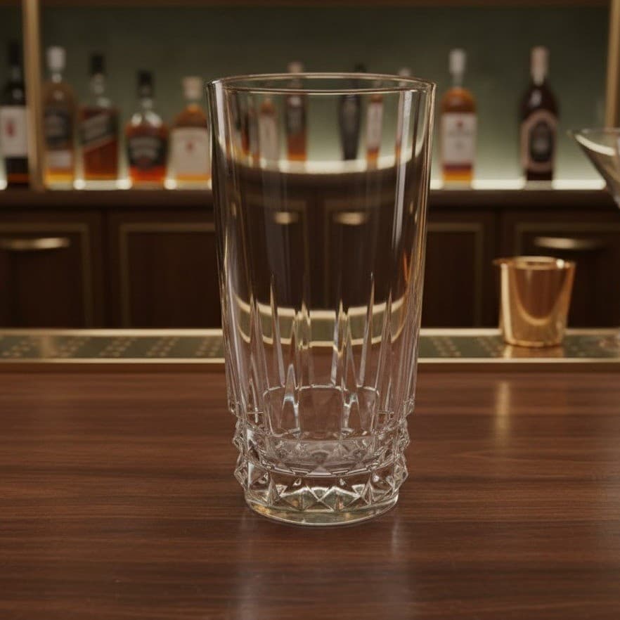 Cristal D'Arques-Durand Highball Glass, Tuilleries Villandry Crystal Tumbler