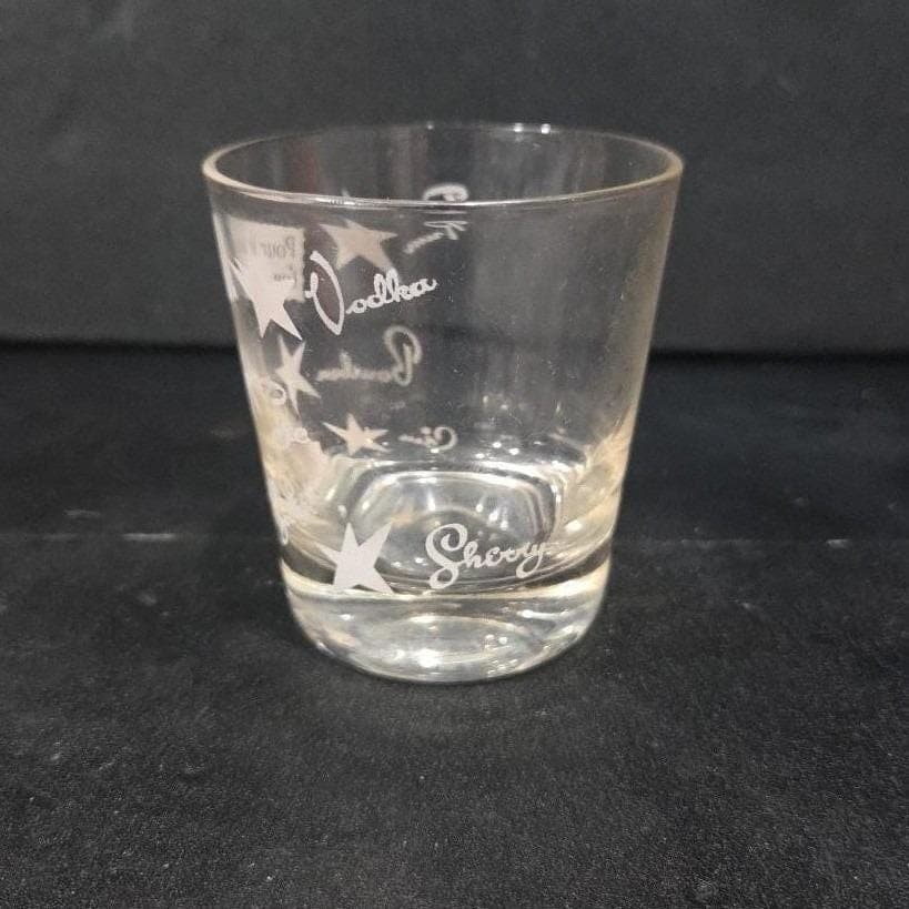 Libbey "Pour Another For" Whiskey Tumbler, Stars Design, Clear Novelty Barware - Thumbnail 8
