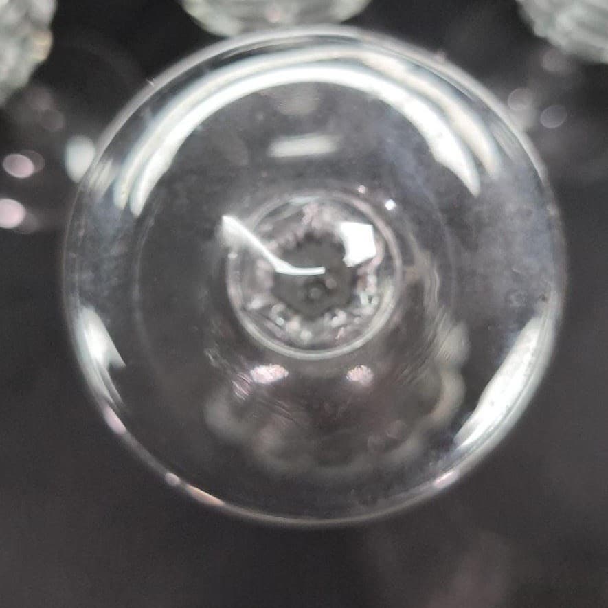 Lady Victoria Lead Crystal Wine Glasses, Set of 4, Vintage Stemware, Replacement - Thumbnail 8