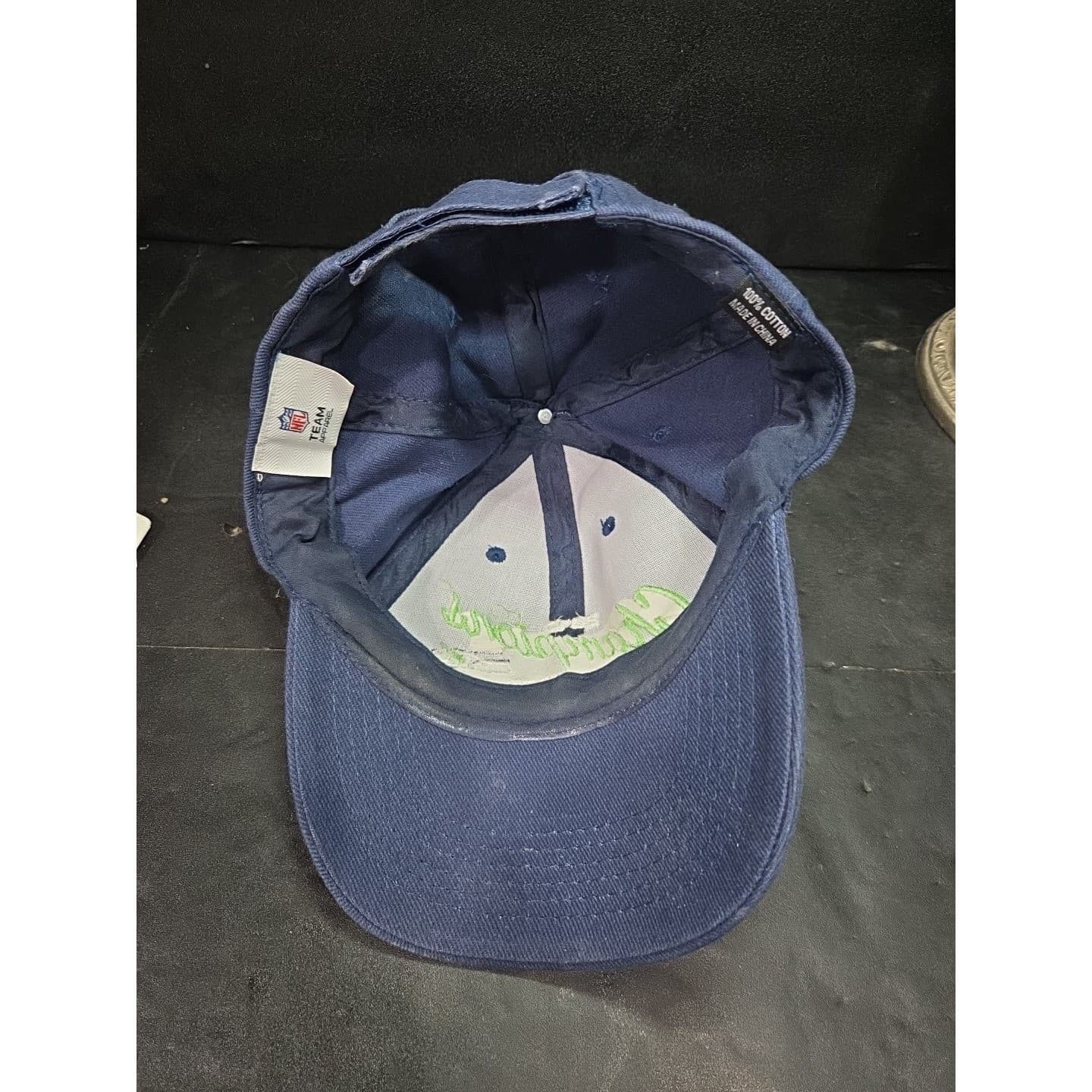Seattle Seahawks 2013 NFC West Champions Hat, Navy Blue Team Apparel, Adjustable - Thumbnail 6