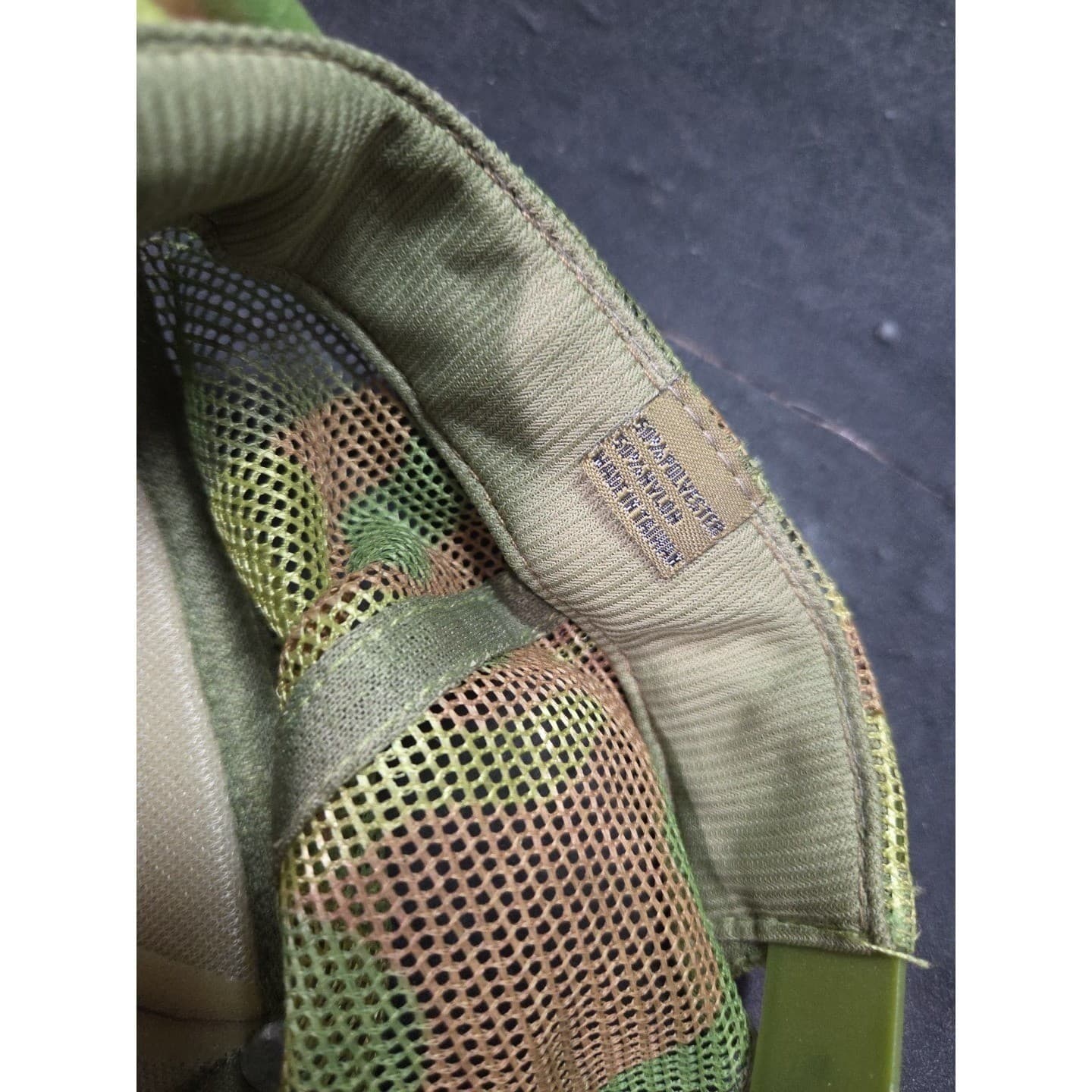 HUNT For Knowledge Trucker Hat, Camo Mesh Snapback Cap, Green Tan Vintage Style - Thumbnail 7