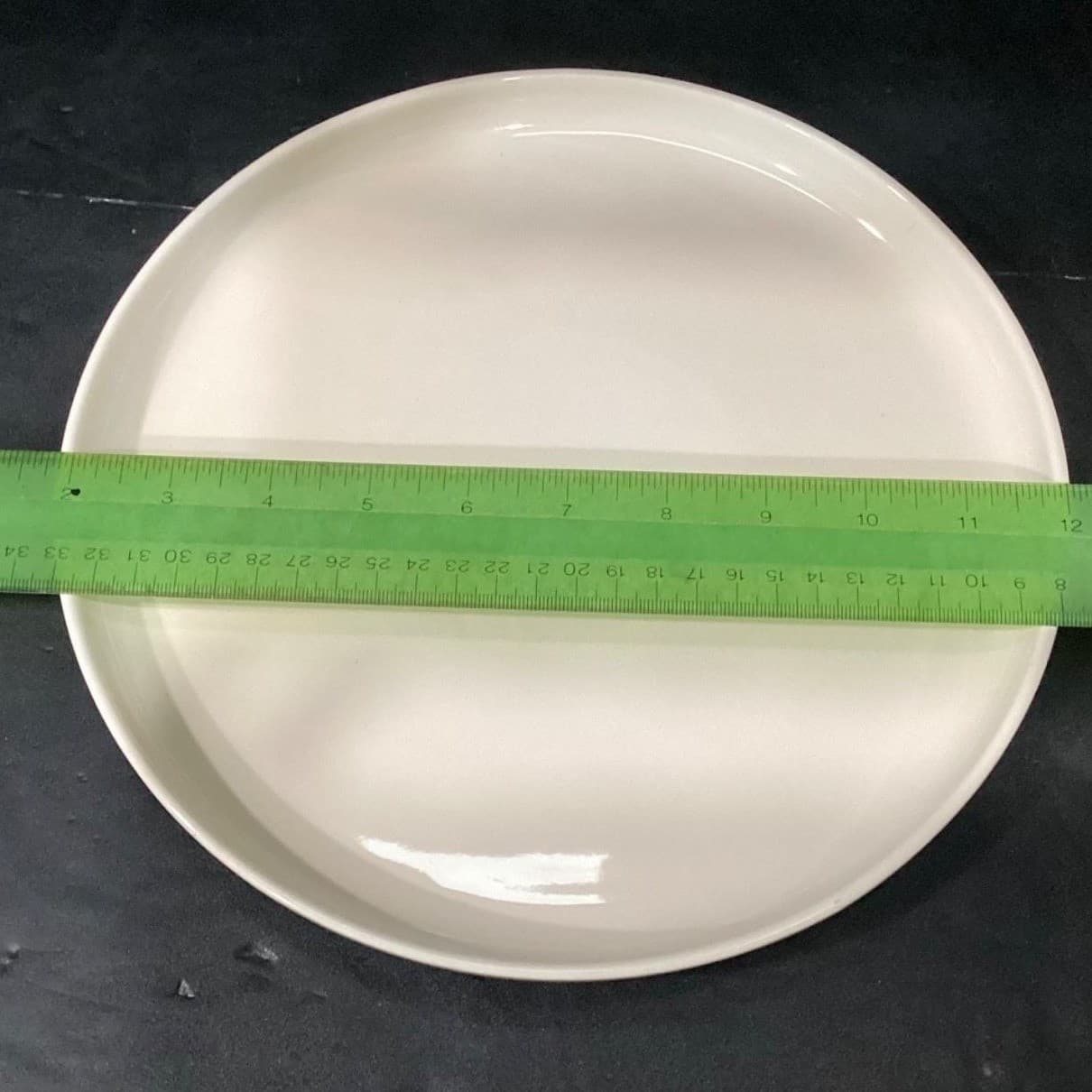 Dowan Cream Dinner Plates, Set of 2, Green Underside, Replacement Dinnerware - Thumbnail 12
