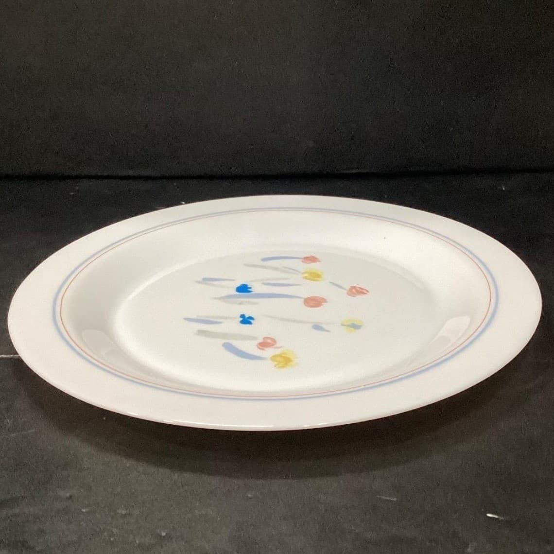 Arcopal France Pastoral Dinner Plate, Vintage Floral Dinnerware, White Tableware - Thumbnail 6
