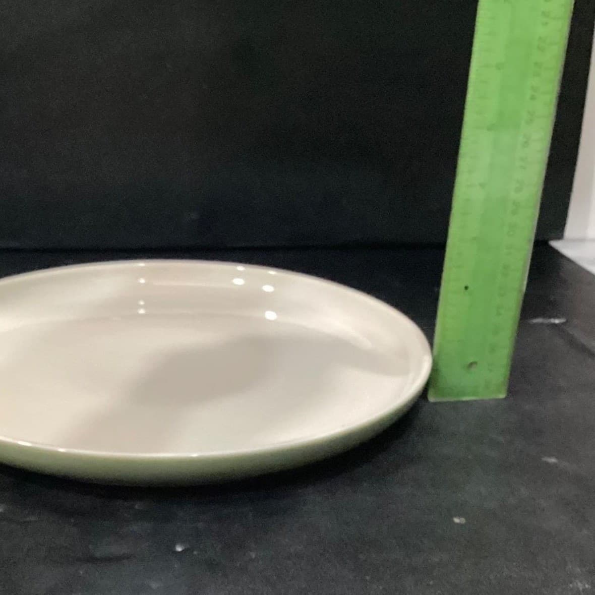Dowan Cream Dinner Plates, Set of 2, Green Underside, Replacement Dinnerware - Thumbnail 11