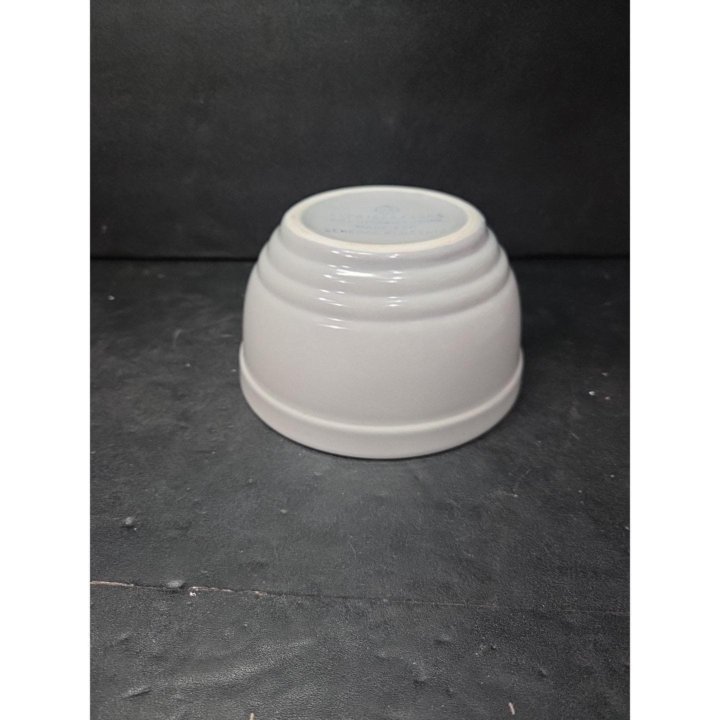 General Electric Refrigerator Bowl, Hall Ovenware Ceramic, Gray & Yellow Decor - Thumbnail 7