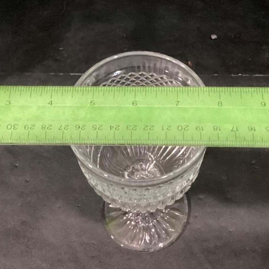 Libbey Radiant Clear Wine Glasses, Set of 2, Vintage Stemware, Water Goblets - Thumbnail 11