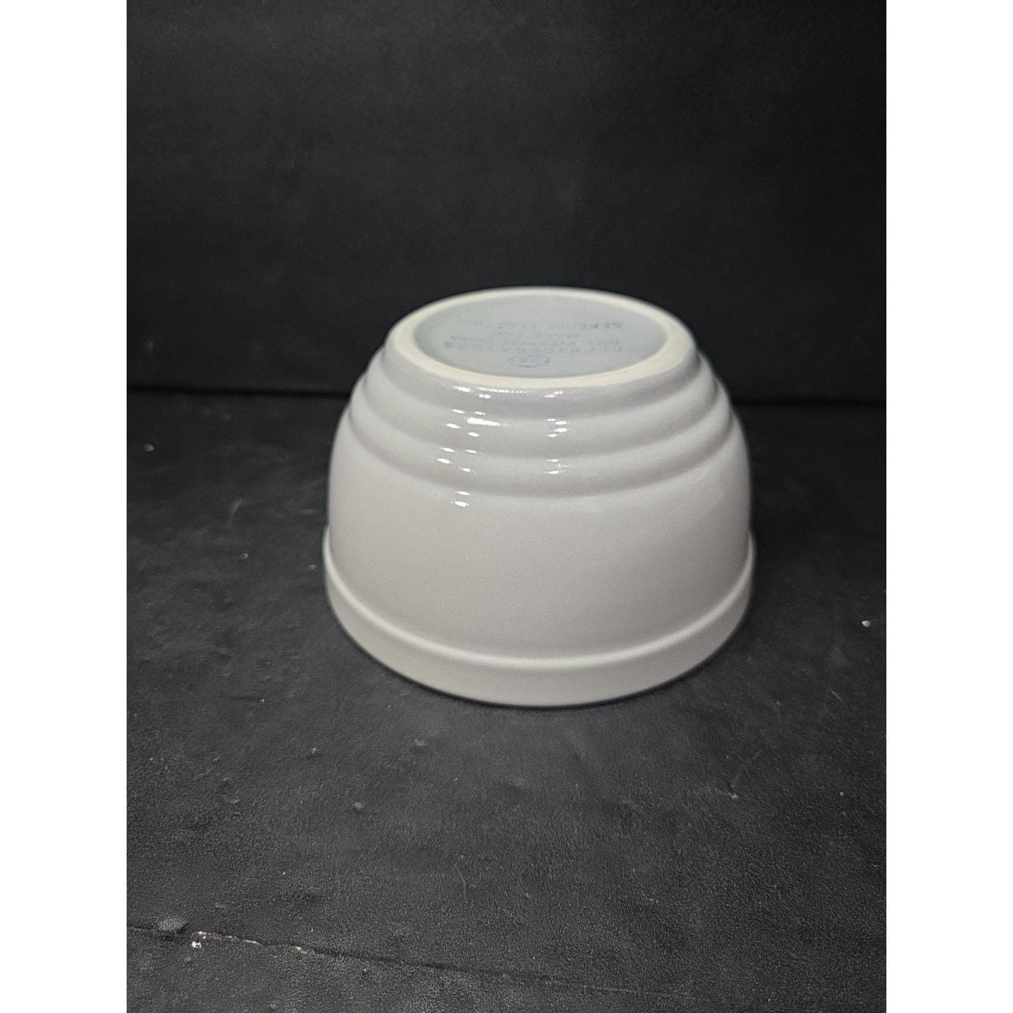General Electric Refrigerator Bowl, Hall Ovenware Ceramic, Gray & Yellow Decor - Thumbnail 9
