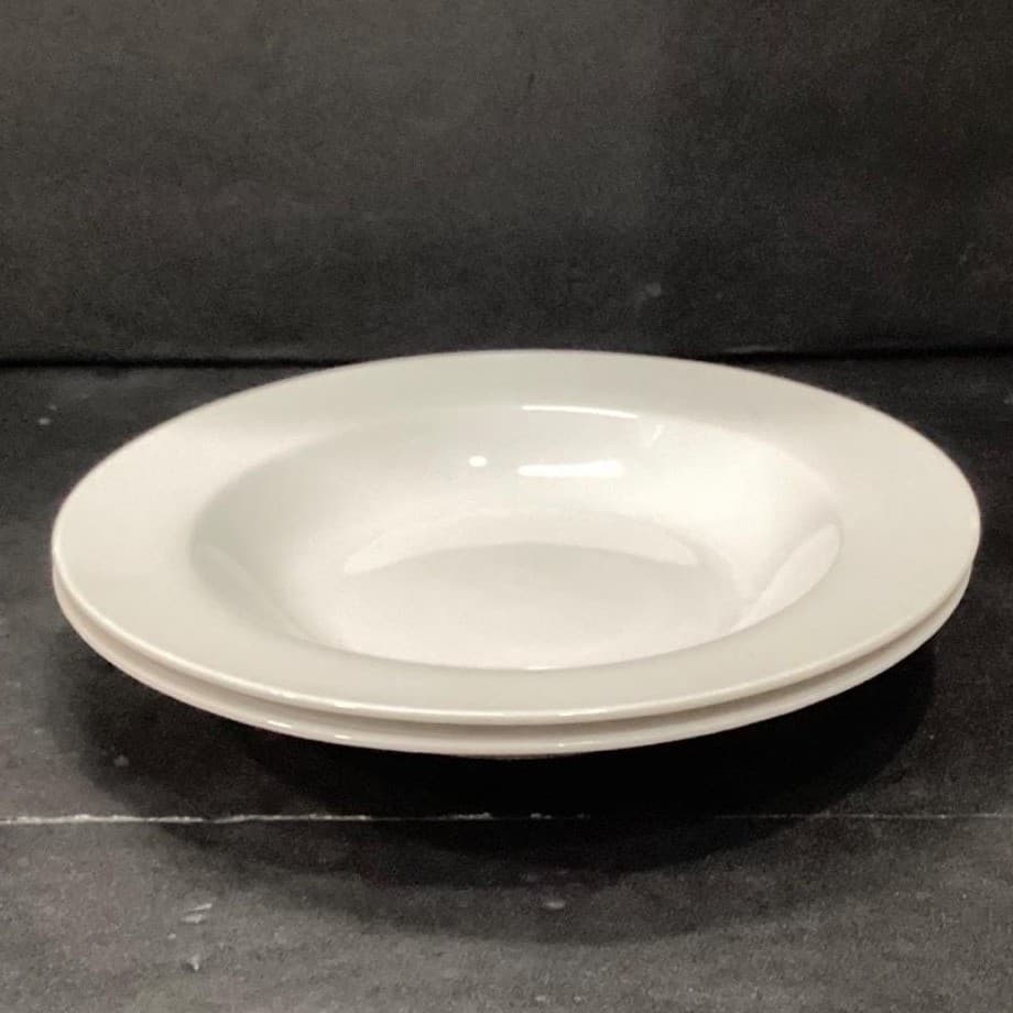Avenue Fine Porcelain Soup Bowls #4694, Set of 2, Modern White Dinnerware - Thumbnail 7