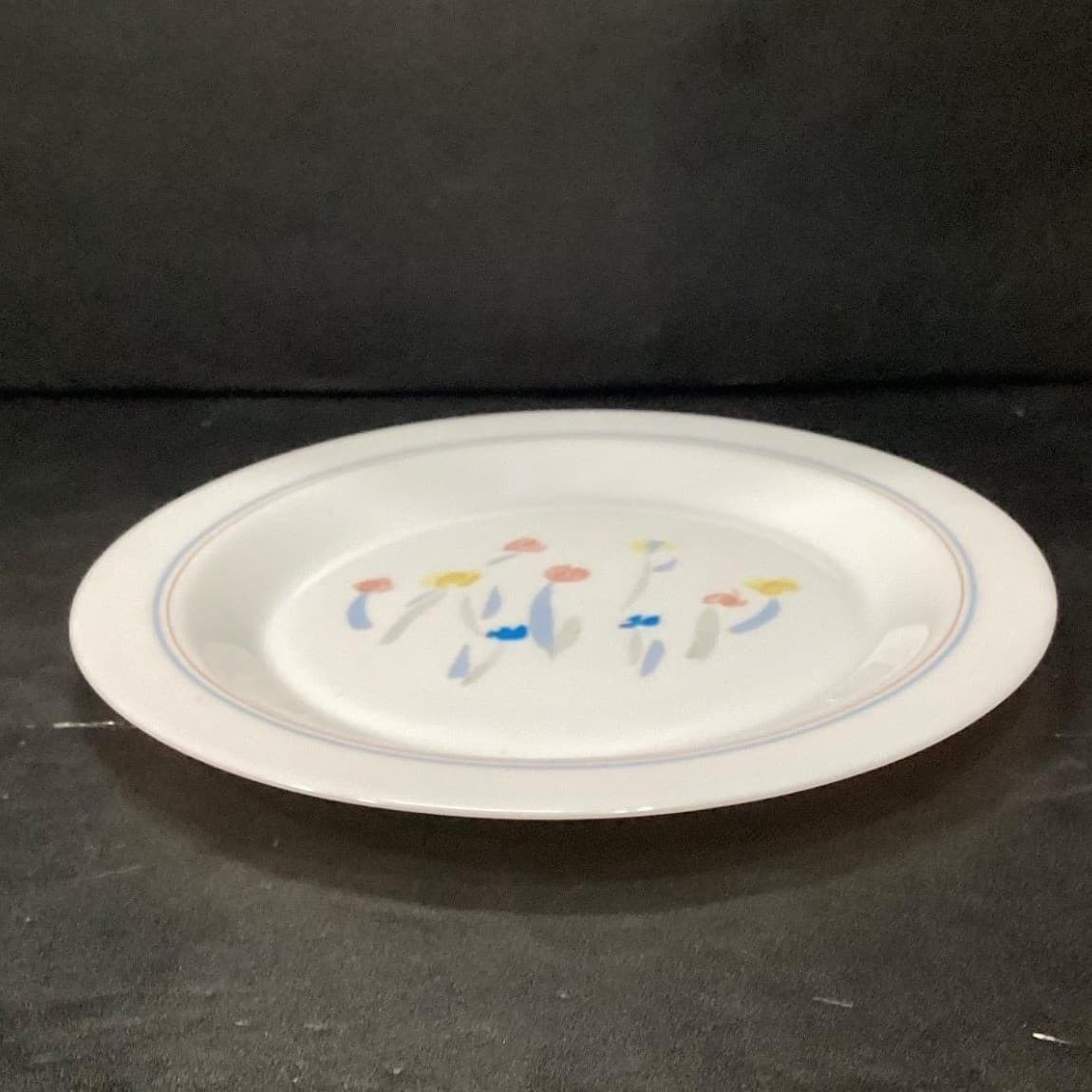 Arcopal France Pastoral Dinner Plate, Vintage Floral Dinnerware, White Tableware - Thumbnail 7