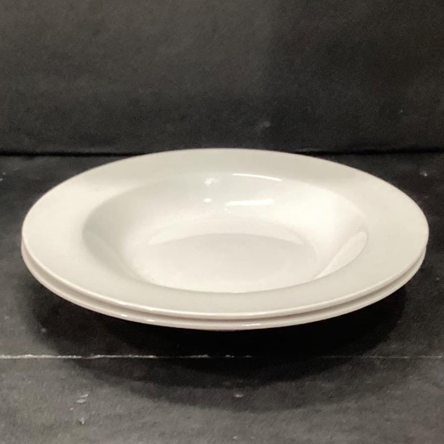 Avenue Fine Porcelain Soup Bowls #4694, Set of 2, Modern White Dinnerware - Thumbnail 8