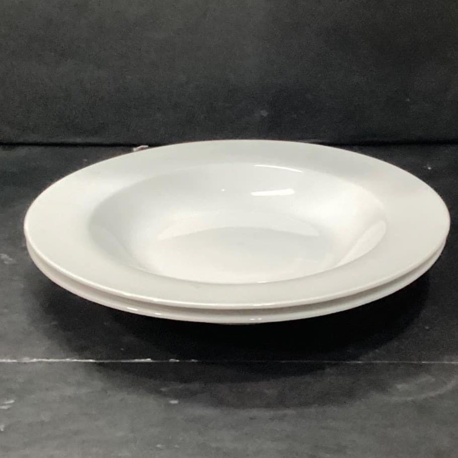 Avenue Fine Porcelain Soup Bowls #4694, Set of 2, Modern White Dinnerware - Thumbnail 9