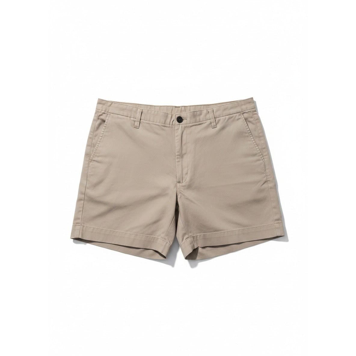 Riveted by Lee Khaki Tan Cotton Twill Chino Shorts, Women's 18W Plus