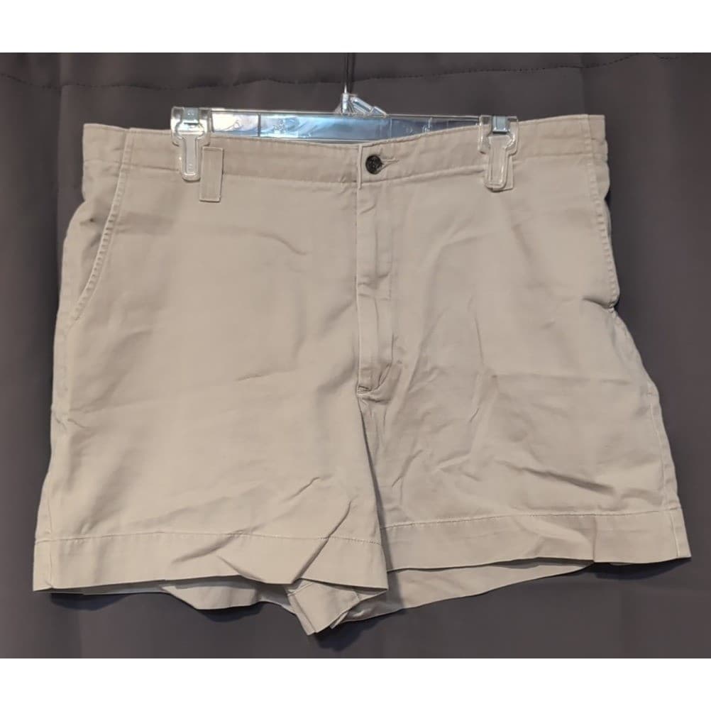 Riveted by Lee Khaki Tan Cotton Twill Chino Shorts, Women's 18W Plus - Thumbnail 3