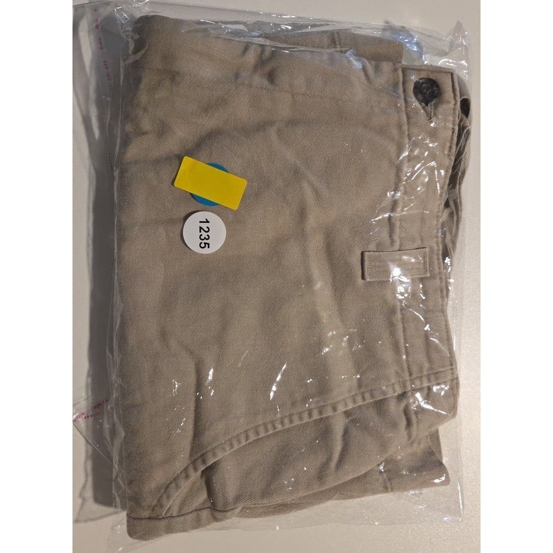 Riveted by Lee Khaki Tan Cotton Twill Chino Shorts, Women's 18W Plus - Thumbnail 7
