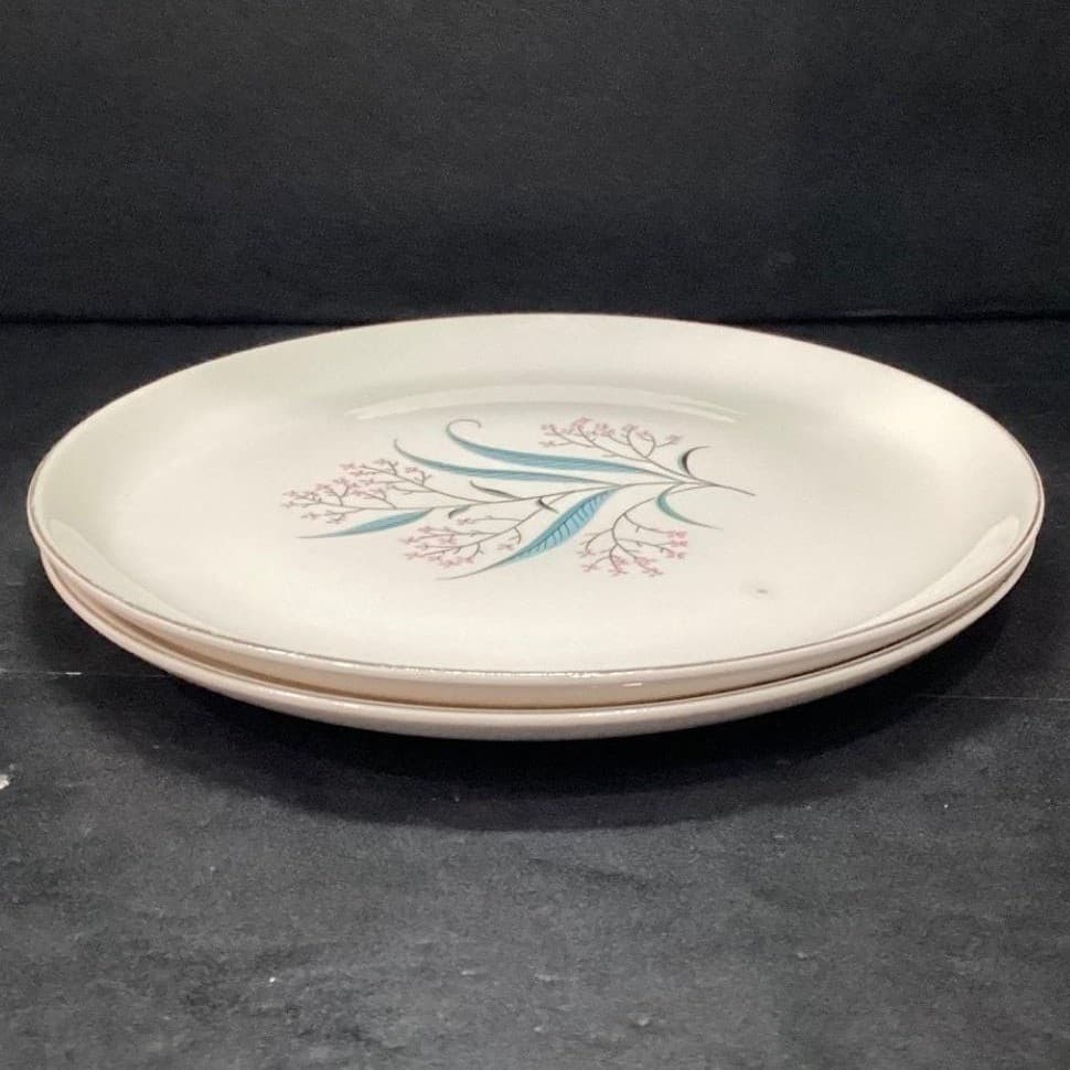 Alliance China Regal Dinner Plates, Set of 2, Vtg Dinnerware, Floral Tableware - Thumbnail 8