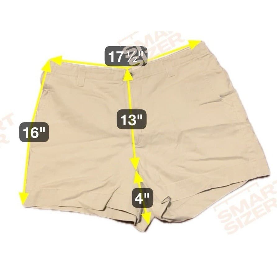 Riveted by Lee Khaki Tan Cotton Twill Chino Shorts, Women's 18W Plus - Thumbnail 2