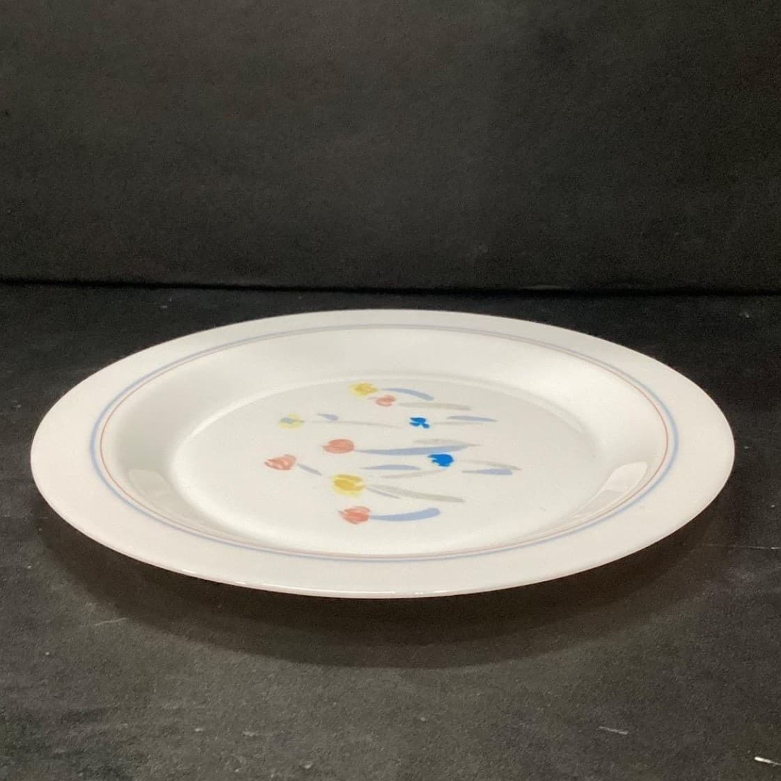 Arcopal France Pastoral Dinner Plate, Vintage Floral Dinnerware, White Tableware - Thumbnail 8