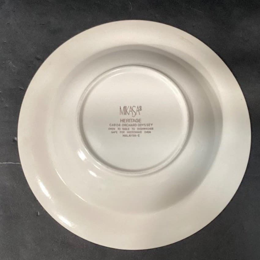 Mikasa Heritage Orchard Odyssey Cereal Bowls, Set of 2, Vtg Stoneware Dinnerware - Thumbnail 4