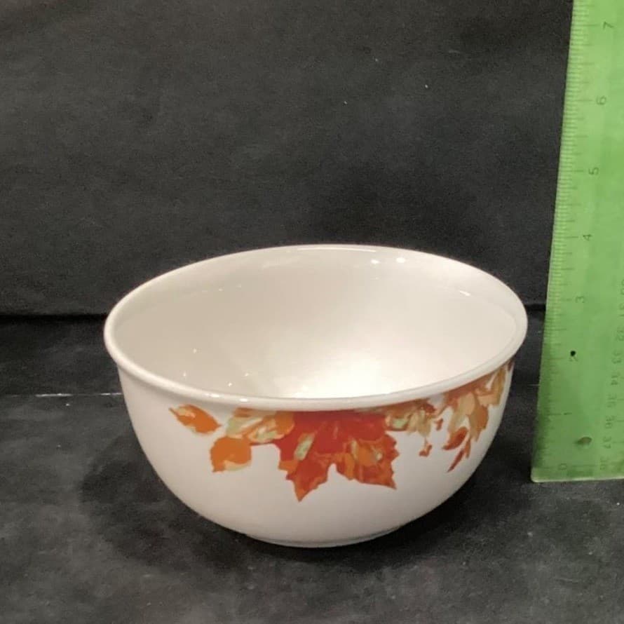 Royal Norfolk Autumn Leaves Cereal Bowls, Set of 4, Vintage Fall Dinnerware - Thumbnail 10