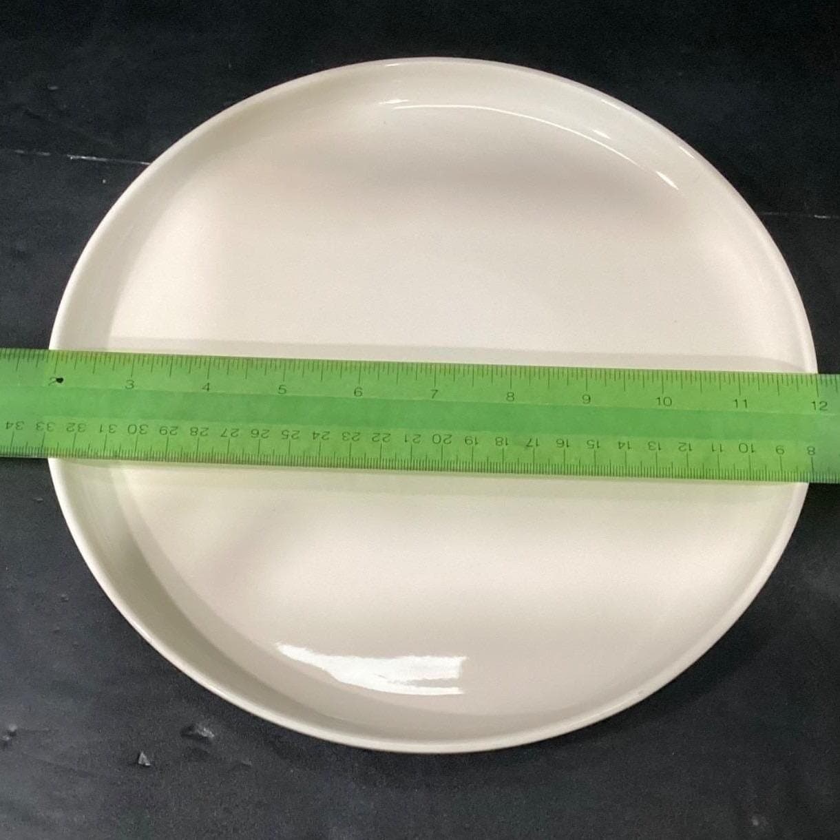 Dowan Cream Dinner Plates, Set of 4, Green Underside, Replacement Dinnerware - Thumbnail 11