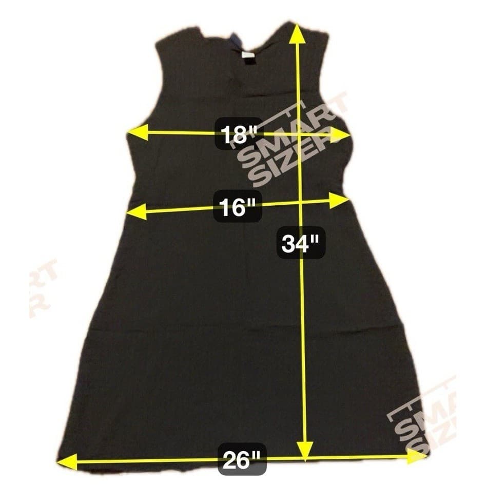 Honors Black Textured Check Sleeveless Tie Back Shift Dress, Women's Large, VTG - Thumbnail 2