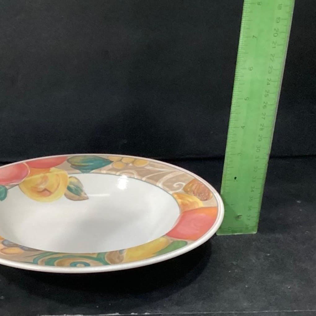 Mikasa Heritage Orchard Odyssey Cereal Bowls, Set of 2, Vtg Stoneware Dinnerware - Thumbnail 10