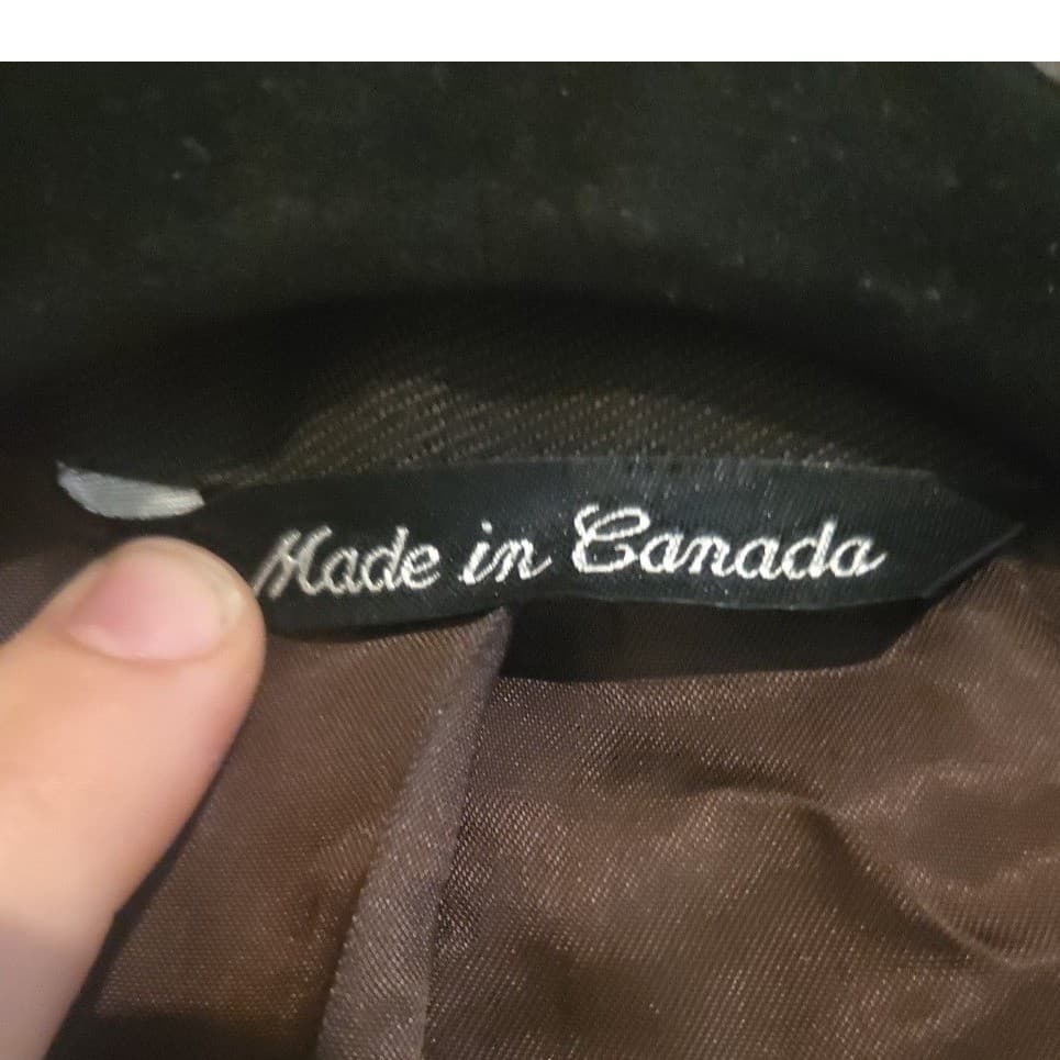 Jack Victor Montreal Olive Brown Blazer, Men's 42R Sport Coat Canada Virgin Wool - Thumbnail 6