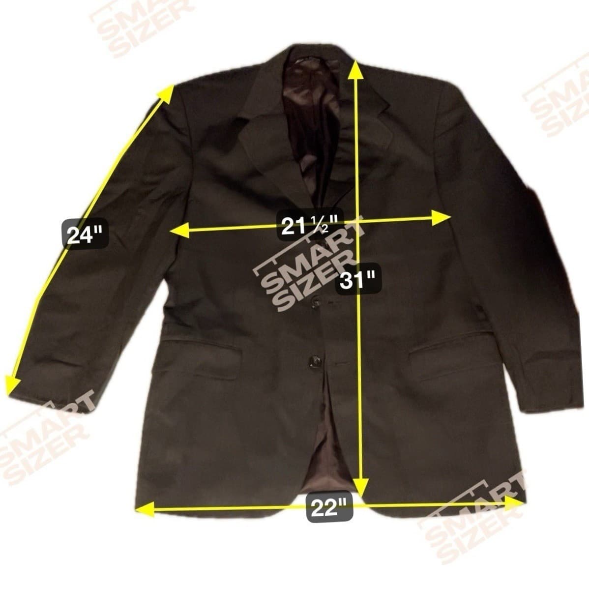 Jack Victor Montreal Olive Brown Blazer, Men's 42R Sport Coat Canada Virgin Wool - Thumbnail 2