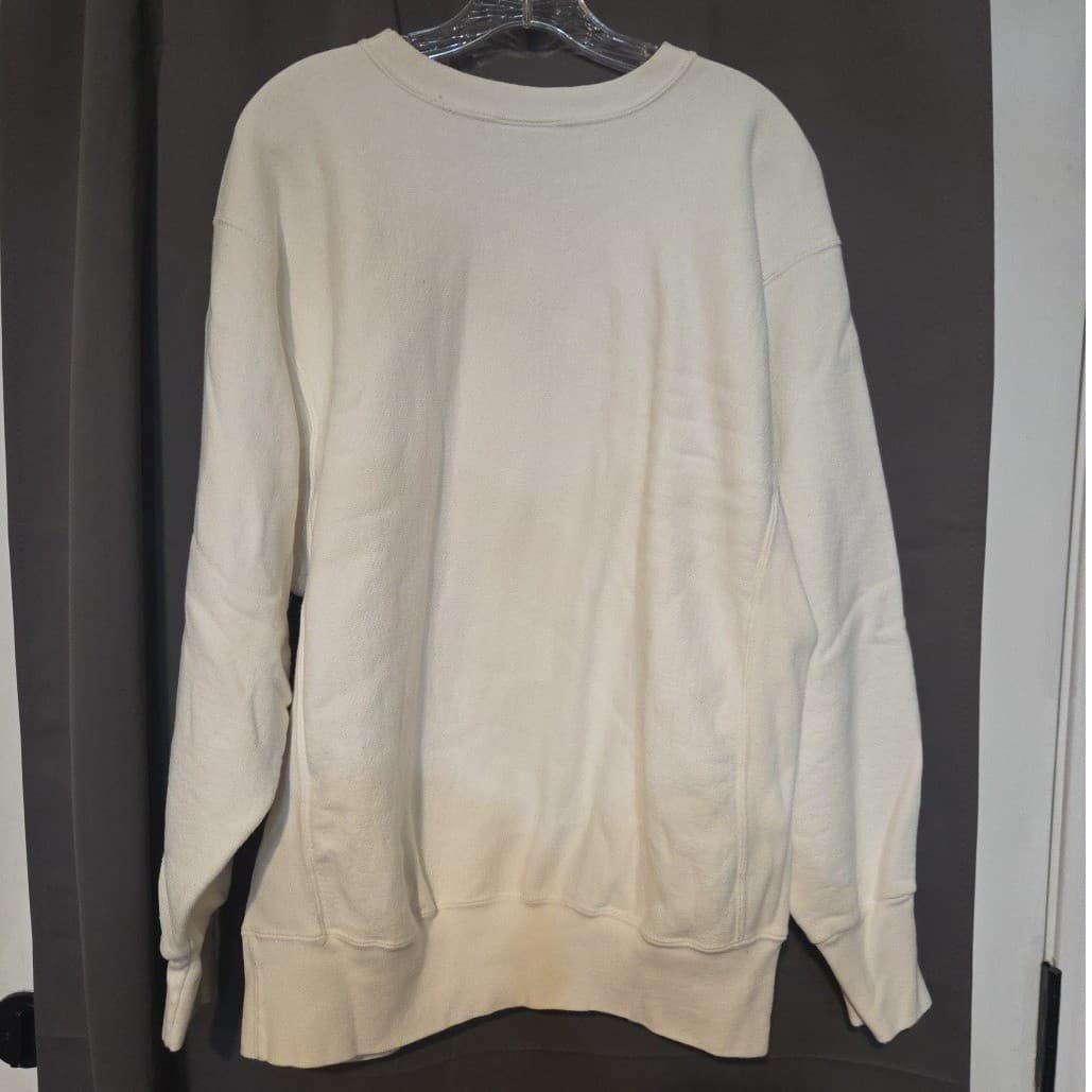 Genus Disney Mickey Mouse Classics Vintage Cream Sweatshirt, Unisex XL, USA Made - Thumbnail 3
