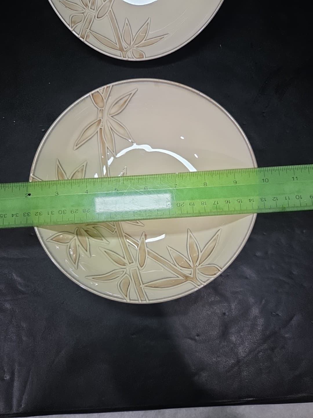 Florida Marketplace Bamboo Design Soup Cereal Bowls, Set of 2, Discontinued SOCE - Thumbnail 4