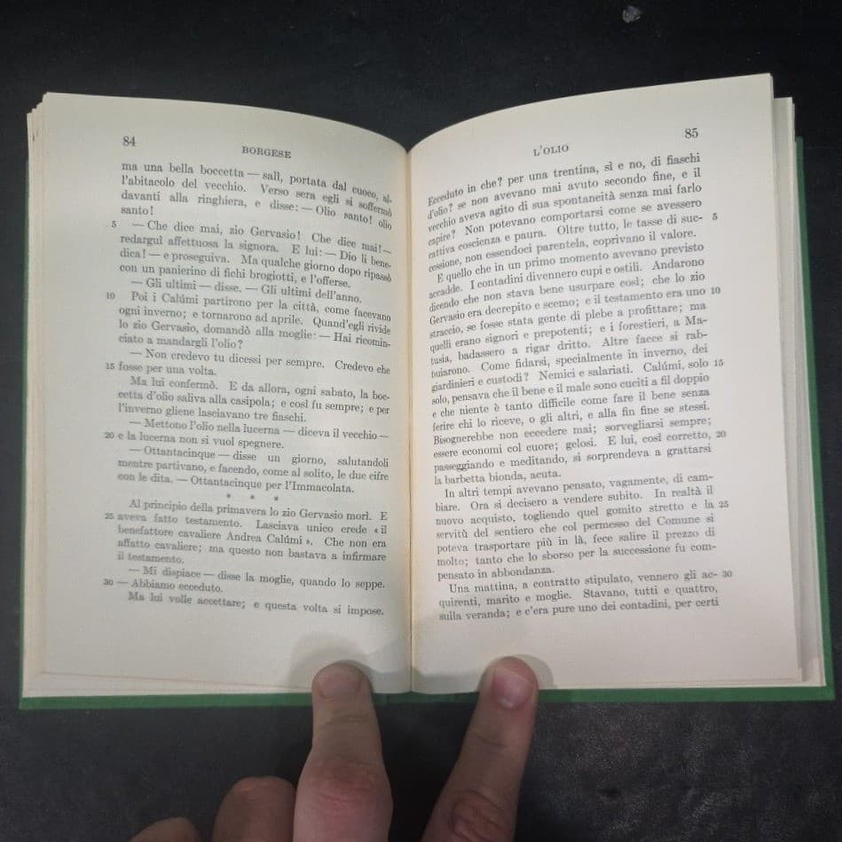 Modern Italian Short Stories Thomas G Bergin 1959 Hardcover DC Heath Green - Thumbnail 6