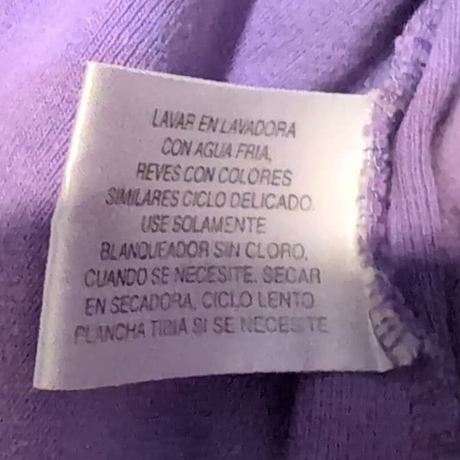 Kathy Ireland Lavender Purple Tee, Embroidered Floral Cotton T-Shirt, Women's XL - Thumbnail 9