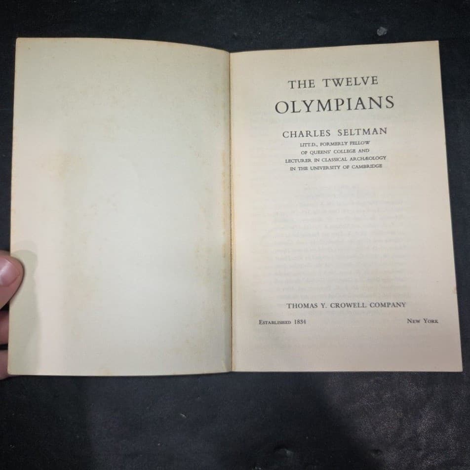 The Twelve Olympians Charles Seltman, Apollo Editions, Vintage Paperback 1962 - Thumbnail 3