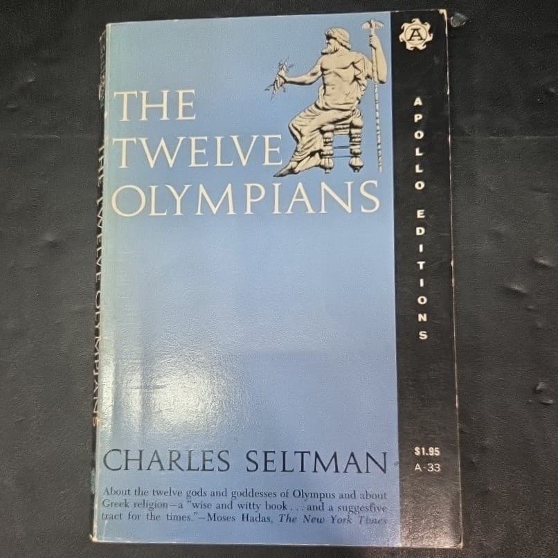 The Twelve Olympians Charles Seltman, Apollo Editions, Vintage Paperback 1962 - Thumbnail 2