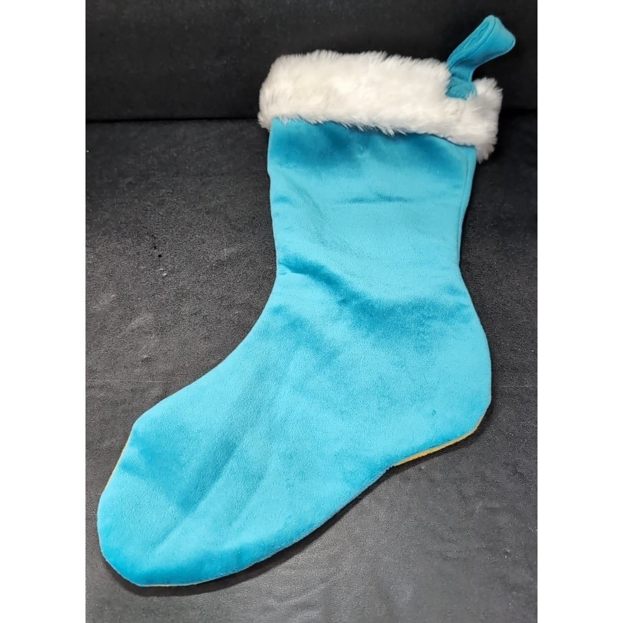 Jacksonville Jaguars NFL Teal Christmas Stocking, Faux Fur Forever Collectible - Thumbnail 3