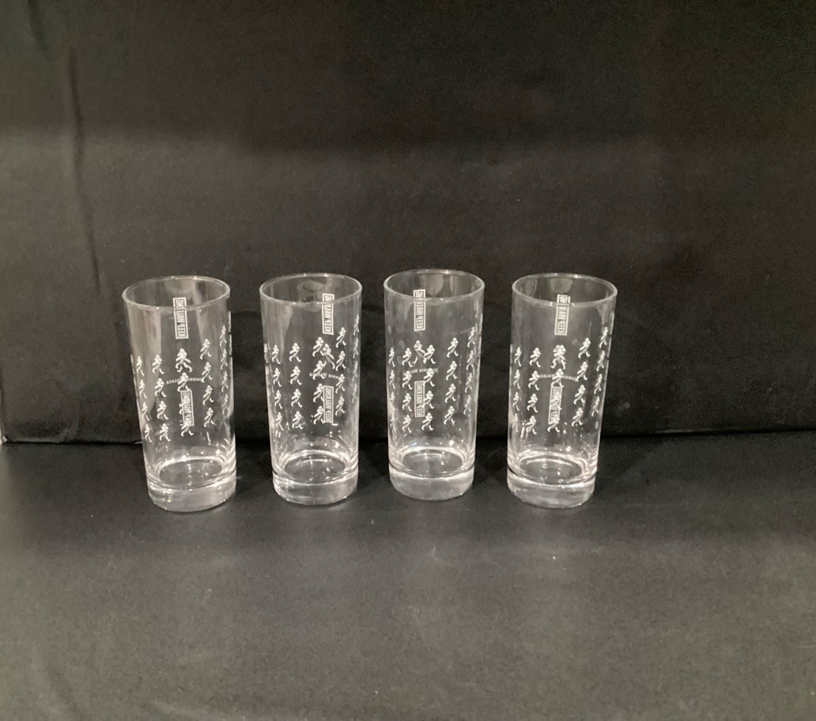 Johnnie Walker Glass Keep Walking Highball Glasses White Logo Set of 4 - Thumbnail 7