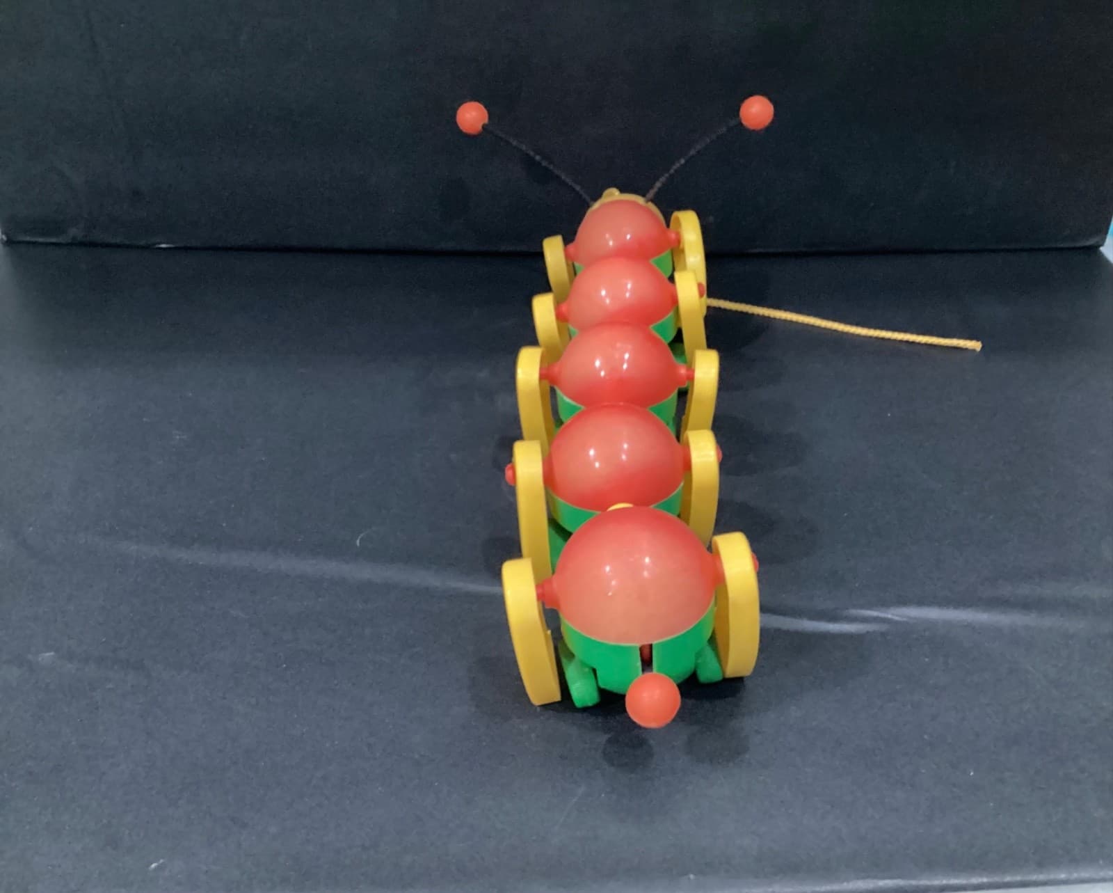 Vintage Walking Caterpillar Pull Along Toy 1970's 80's Retro Toy Collectible - Thumbnail 5