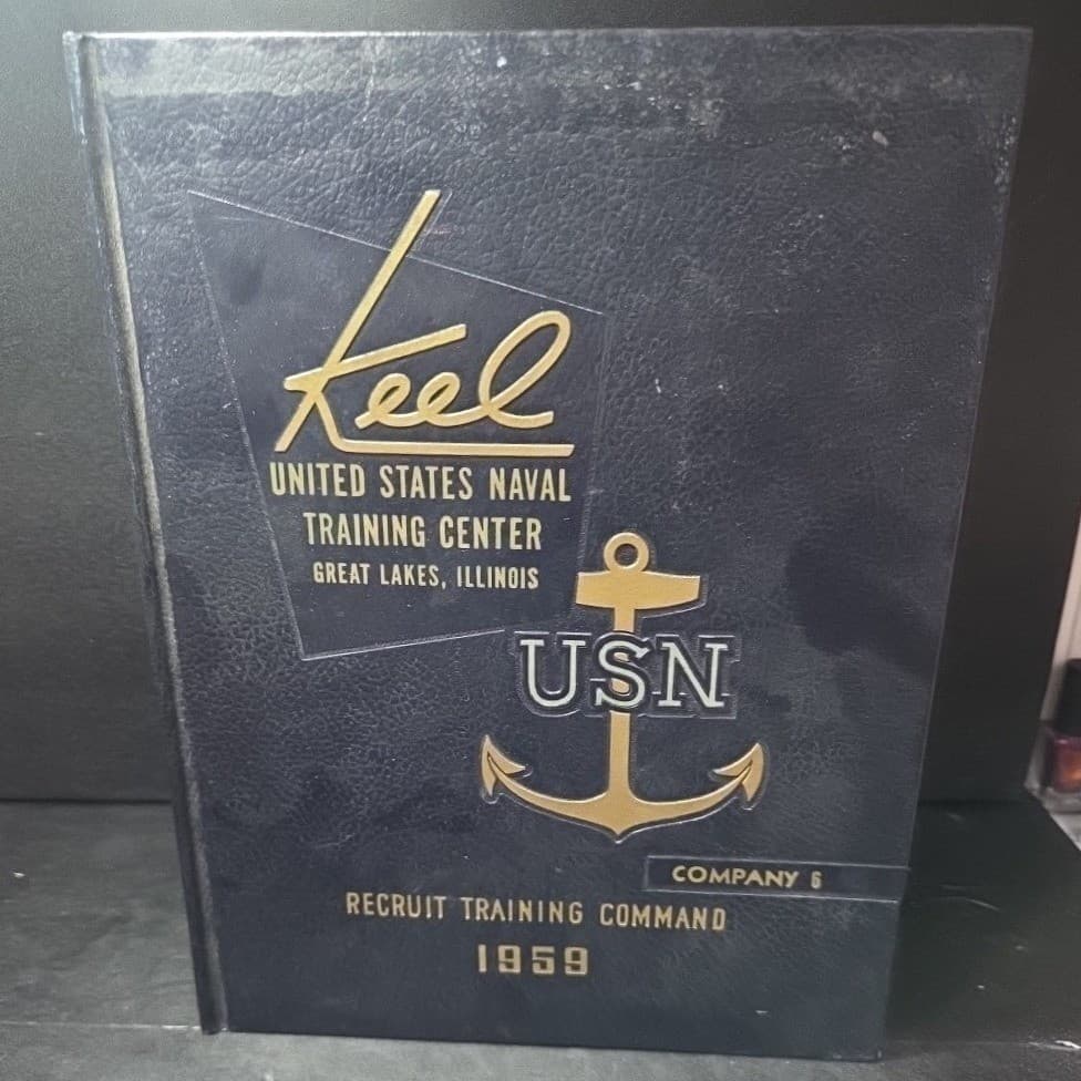 Keel US Naval Training Center 1959, Great Lakes Illinois Company 6 Yearbook USN - Thumbnail 2