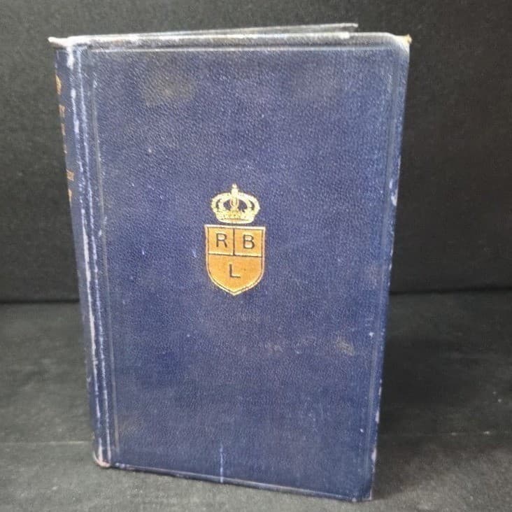 Vanity Fair Vol 1 William Makepeace Thackeray JH Sears Antique Blue Hardcover - Thumbnail 2