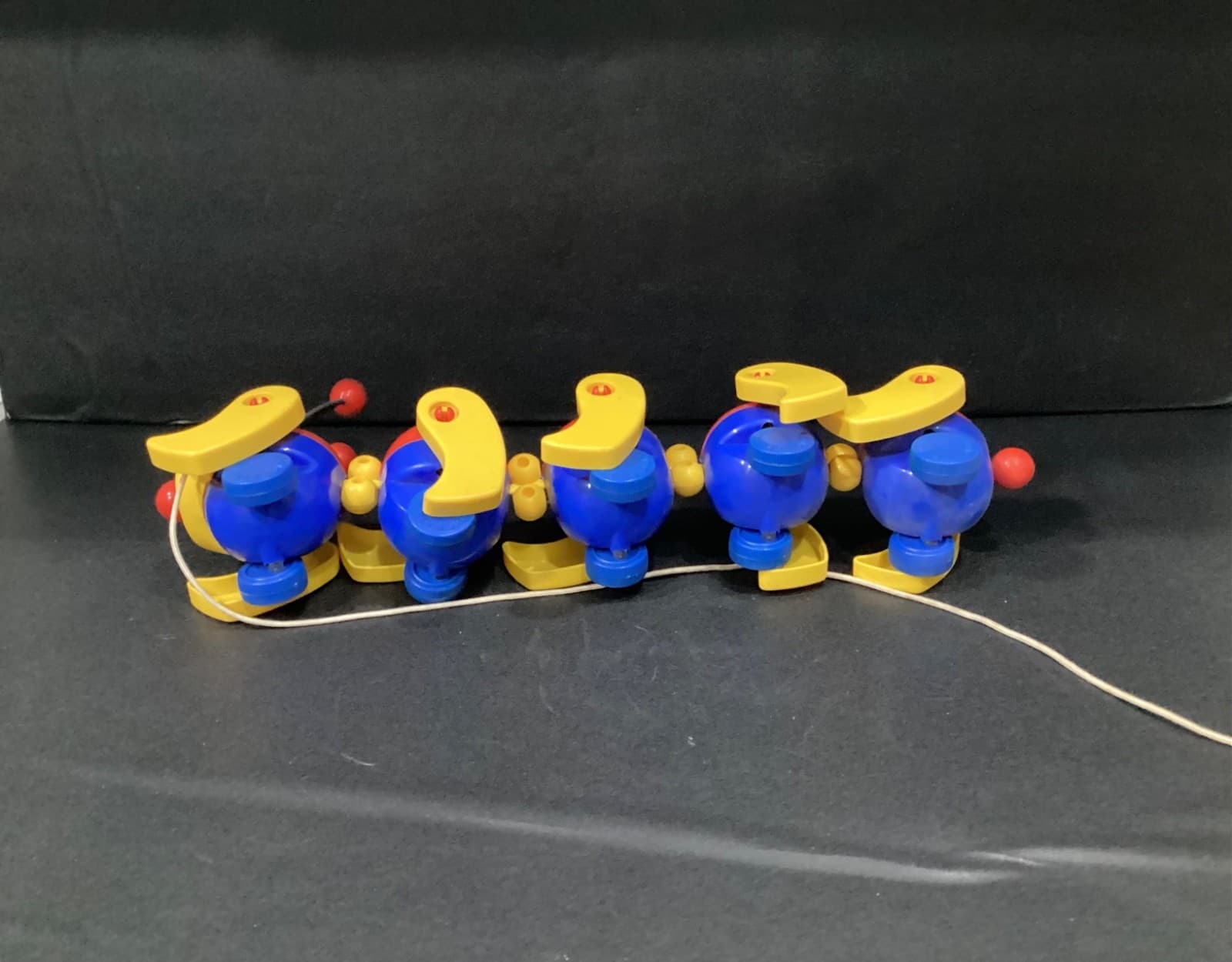 Vintage 1980’s Kiddicraft 16” Caterpillar Pull Along Toy Caterpillar RARE! HTF - Thumbnail 7
