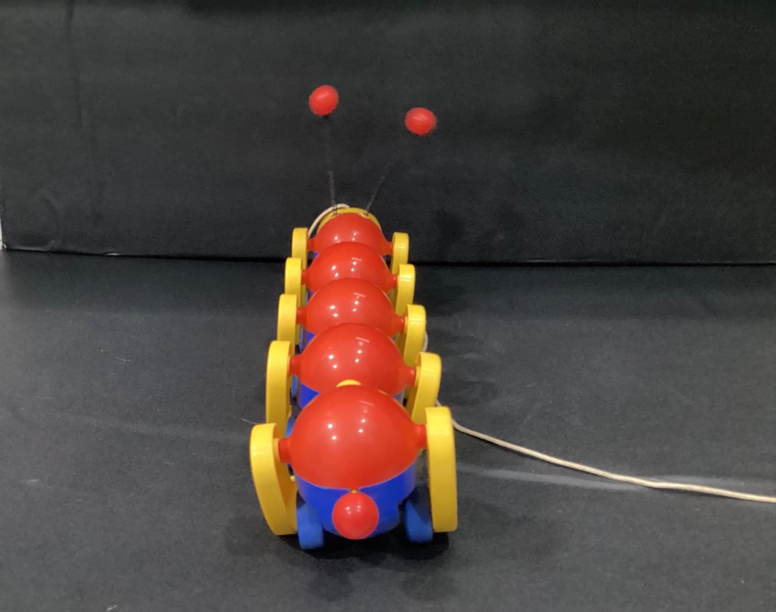 Vintage 1980’s Kiddicraft 16” Caterpillar Pull Along Toy Caterpillar RARE! HTF - Thumbnail 5